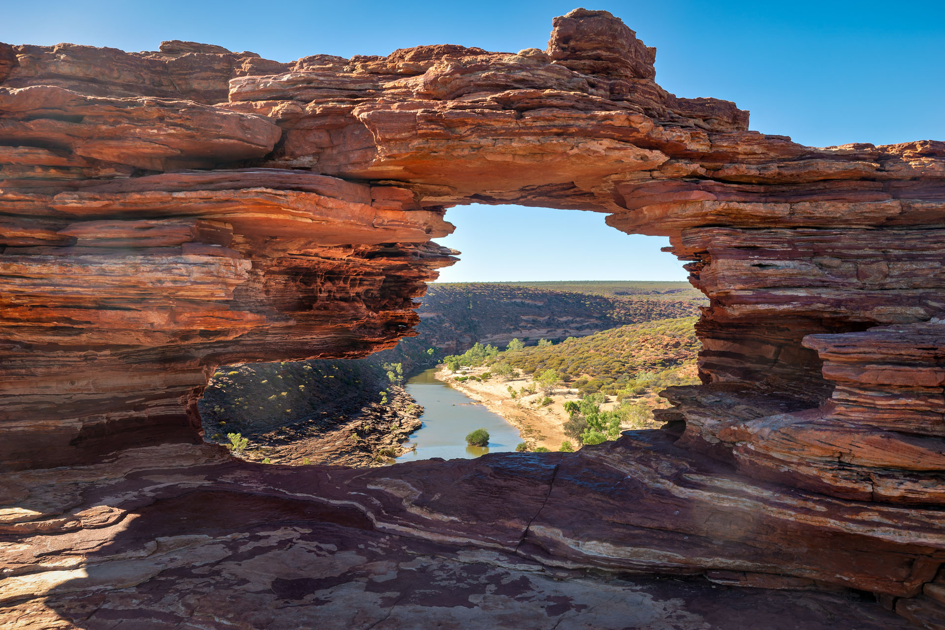 Kalberri - West Loop Lookout mit Nature's Window
